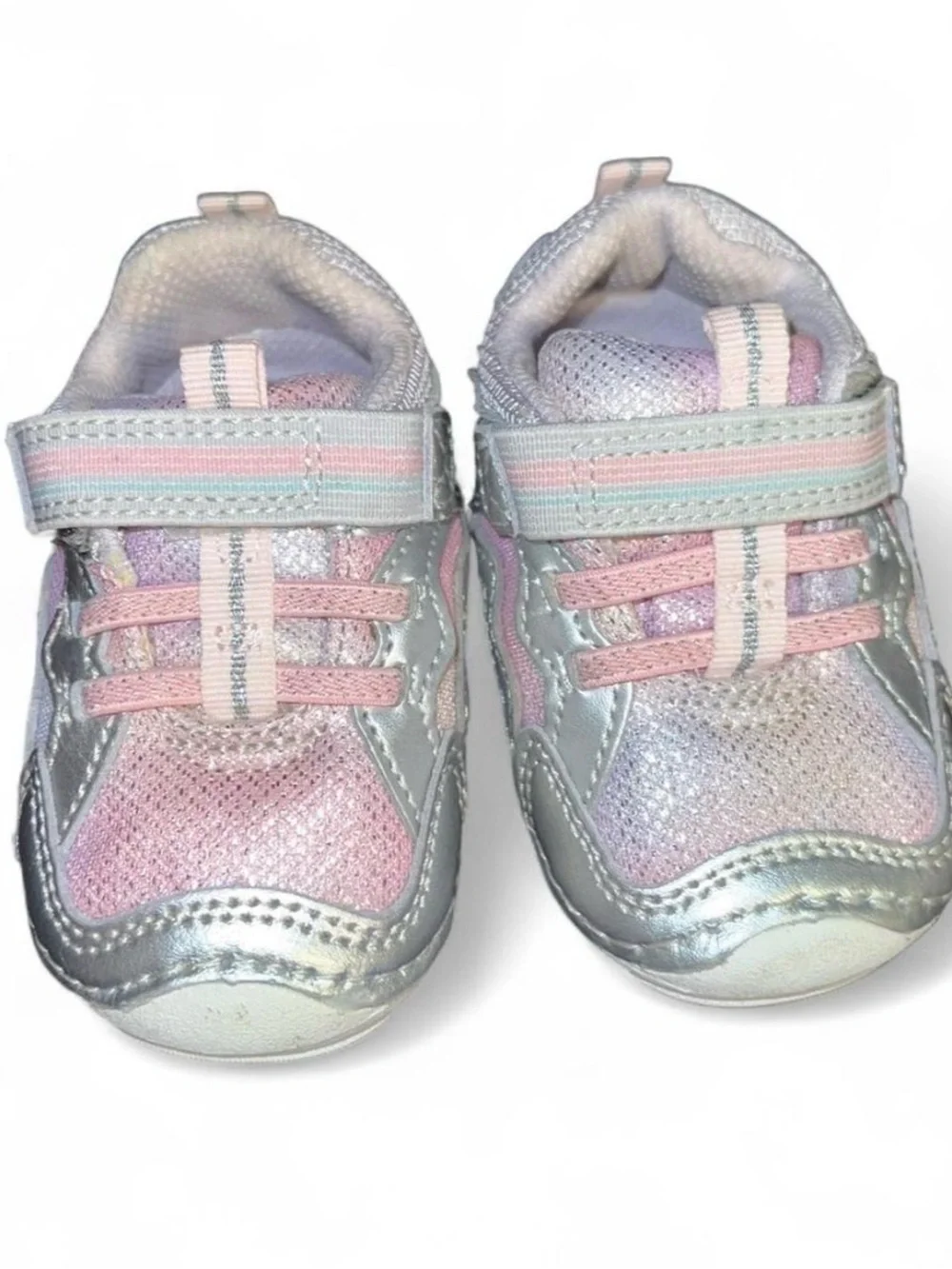 Stride Rite Baby Infant Toddler Girl Sneakers 3c wide